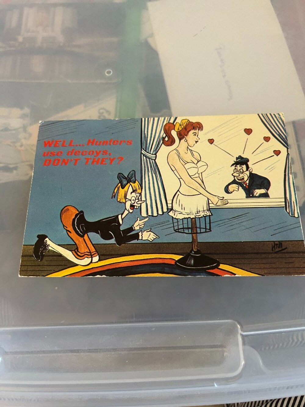 Vintage Saucy Tourist Postcards Set of 4